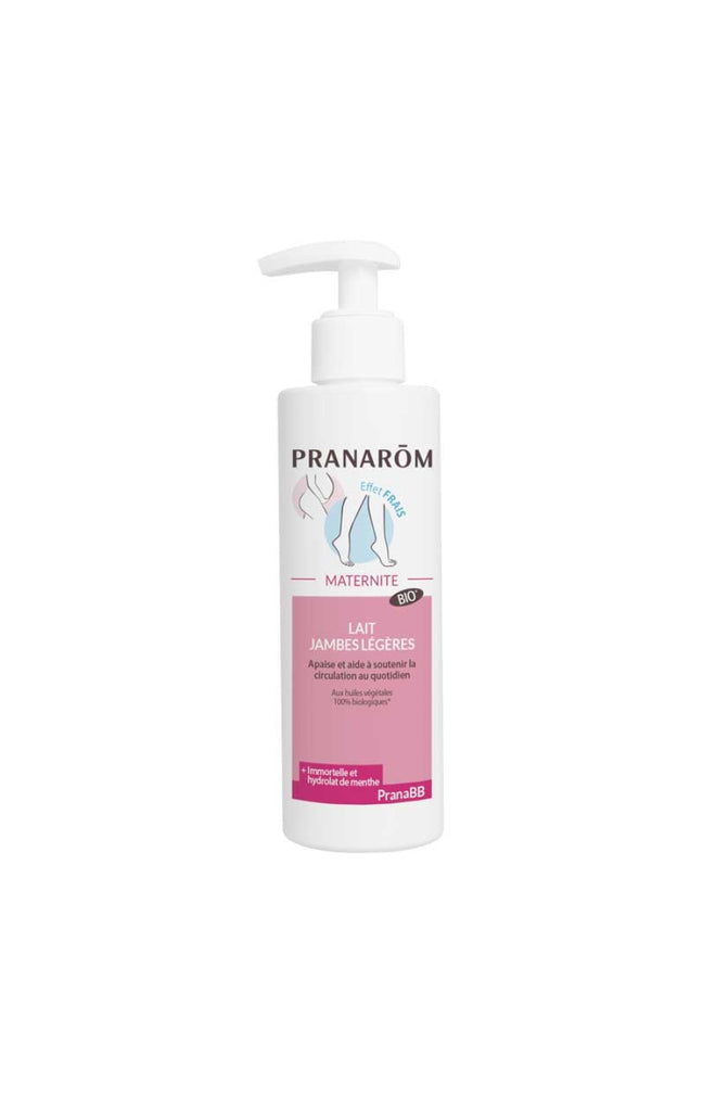 Lait de maternité pour des jambes légères bio - Huiles végétales & aloe vera - 195 ml