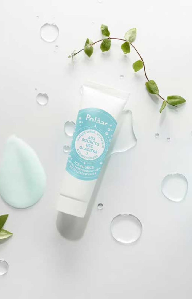 Masque hydratant intense - Aux sources des glaciers - Acide hyaluronique - Peaux déshydratées