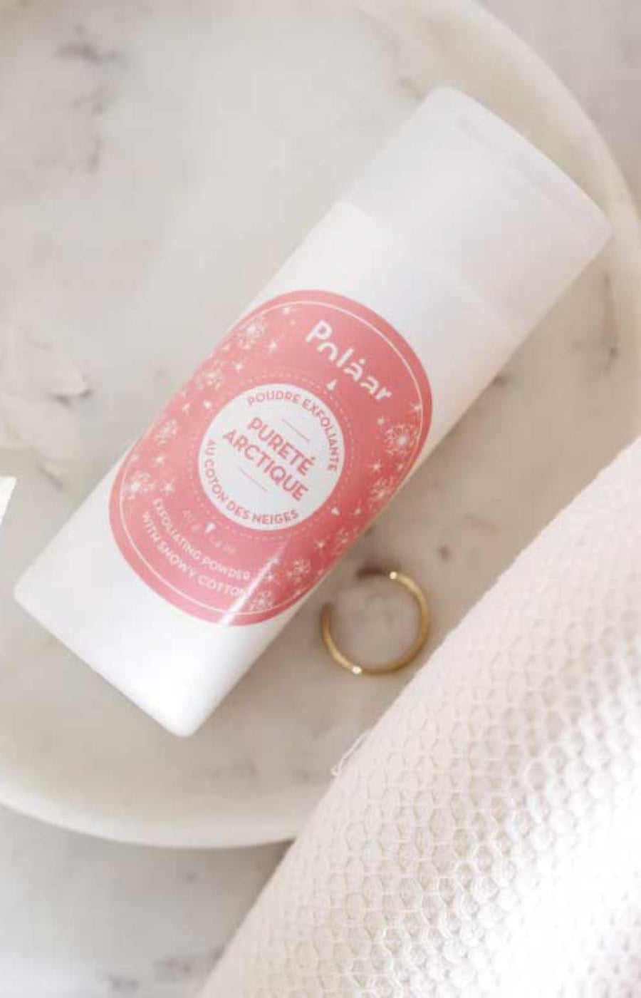 Poudre exfoliante - Pureté arctique - Extrait de noyaux d'abricots - Visage