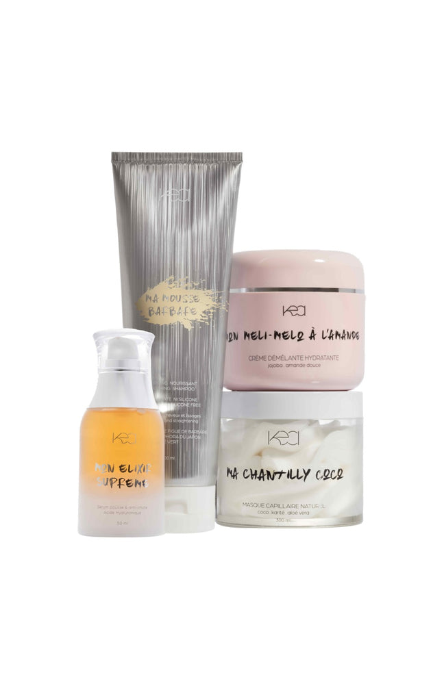 Routine réparation - Cheveux abîmés - 4 produits
