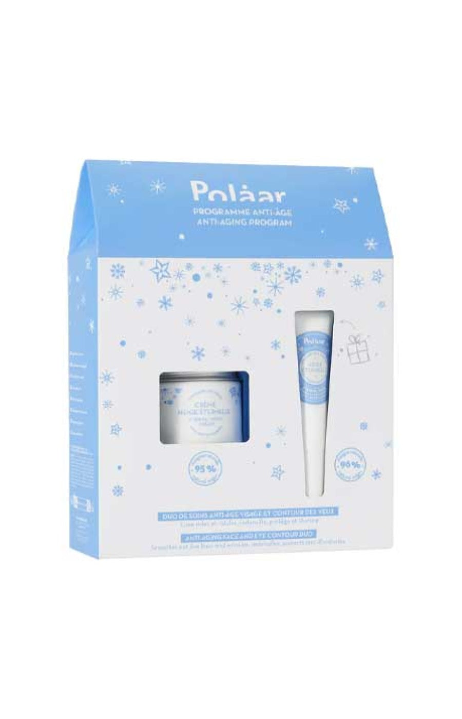 Coffret soins anti-âge - Neige éternelle - Visage & yeux - 2 produits