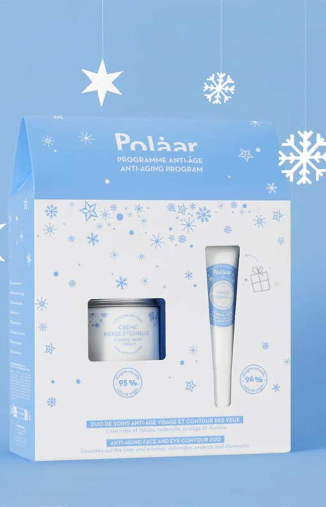 Coffret soins anti-âge - Neige éternelle - Visage & yeux - 2 produits