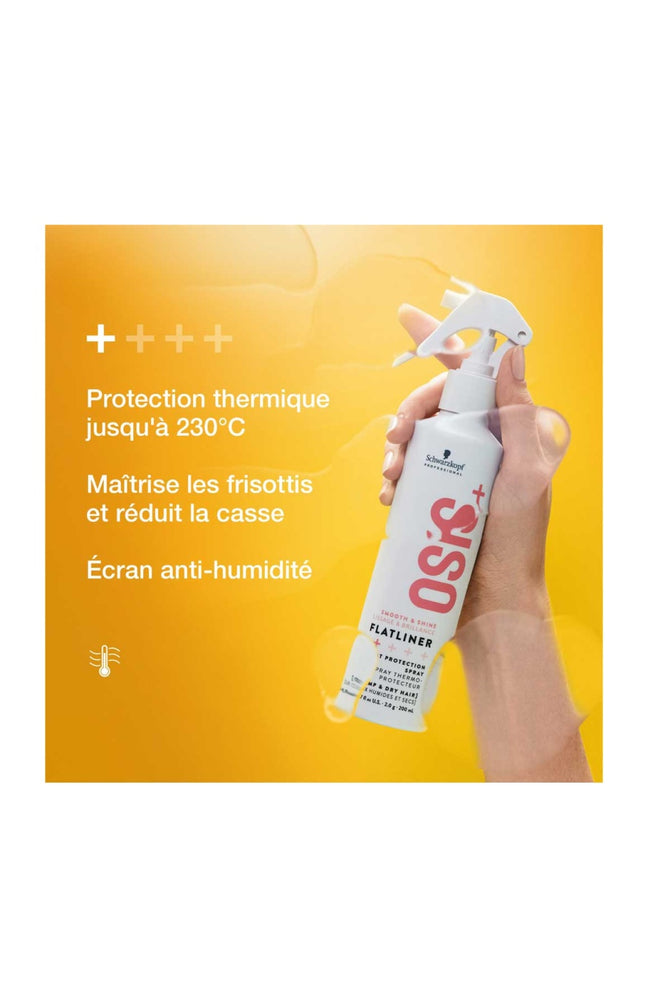 Spray thermo-protecteur - Osis+ - Flatliner - 200 ml