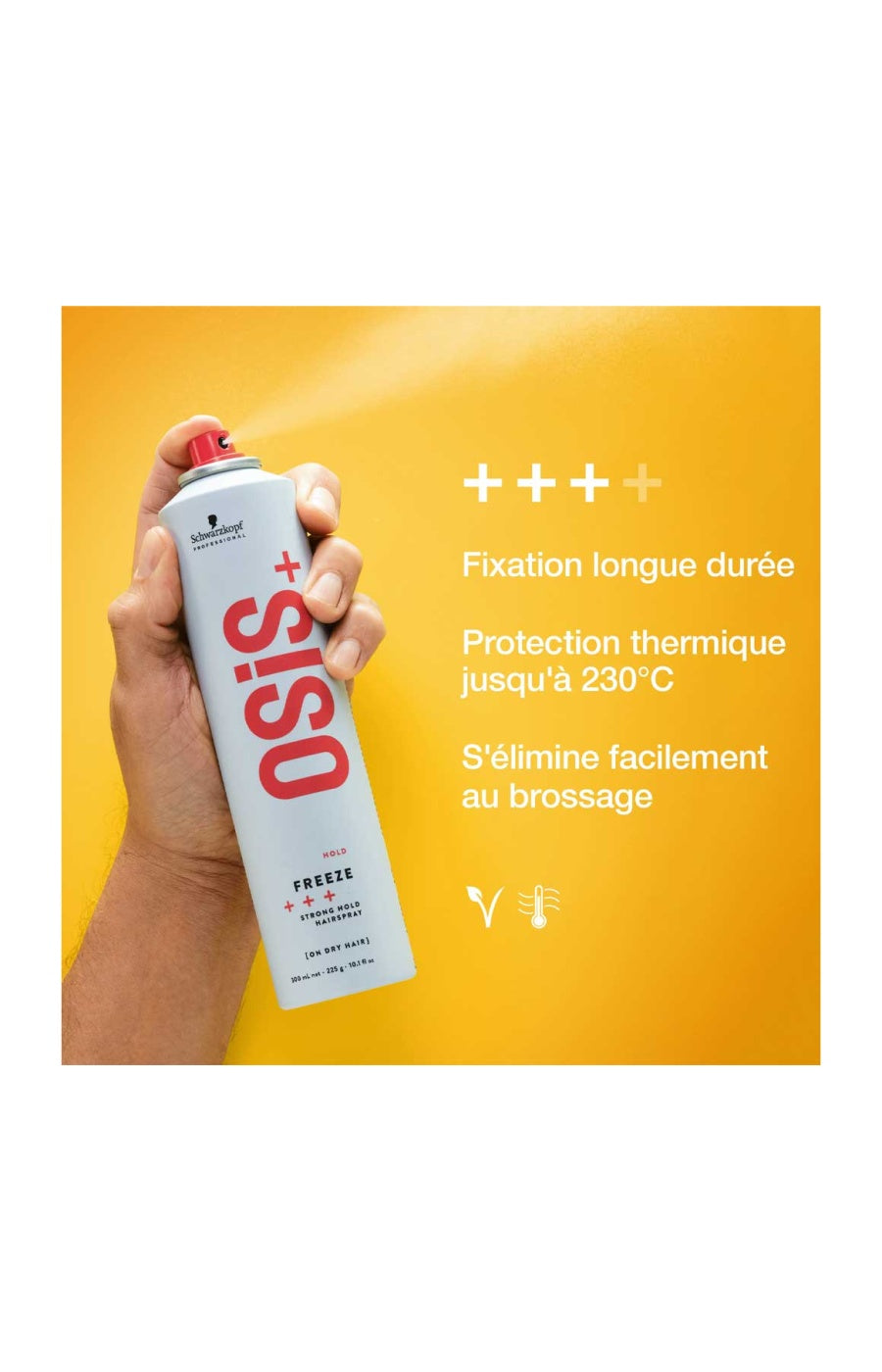 Spray fixateur longue tenue - Osis+ - Freeze - 300 ml