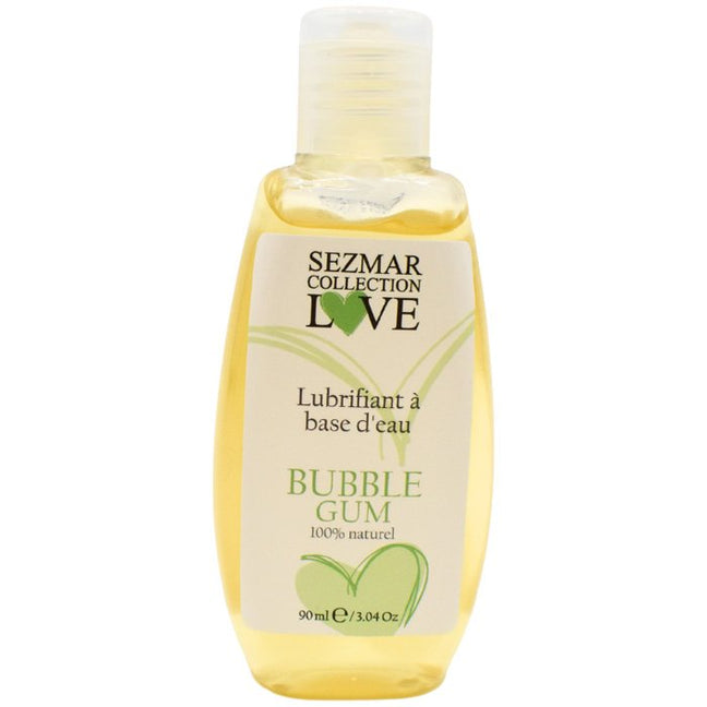 Lubrifiant à base d'eau 100% naturel - Bubble gum - 90 ml