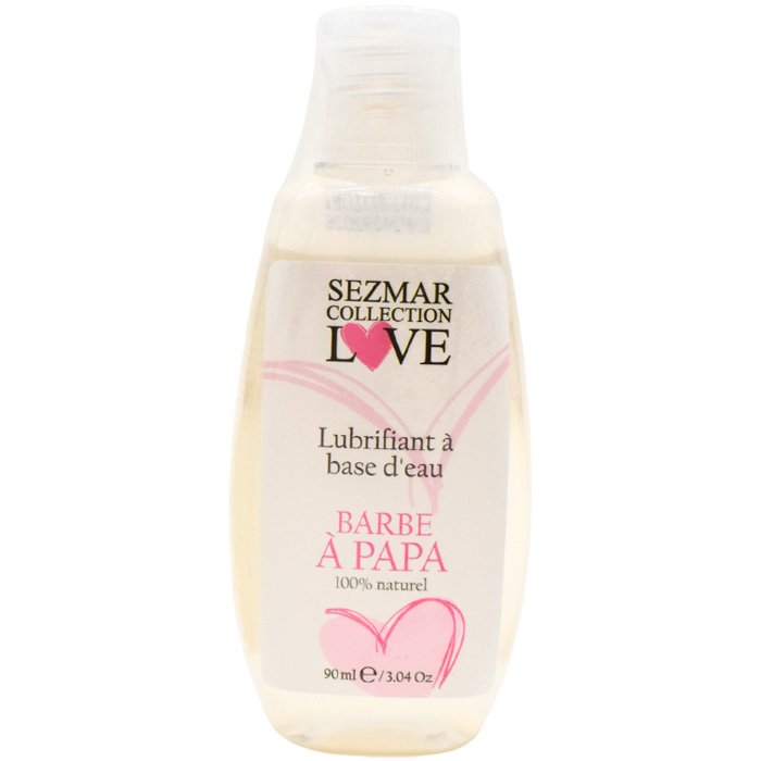 Lubrifiant à base d'eau 100% naturel - Barbe à papa - 90 ml
