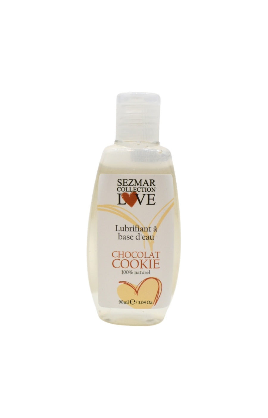 Lubrifiant à base d'eau 100% naturel - Chocolat cookie - 90 ml