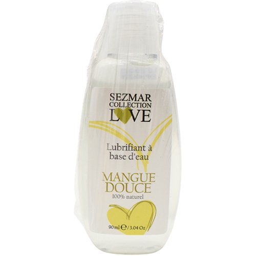 Lubrifiant à base d'eau 100% naturel - Mangue Douce - 90 ml
