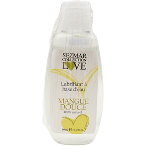 Lubrifiant à base d'eau 100% naturel - Mangue Douce - 90 ml