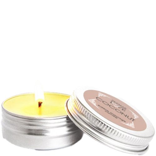 Mini bougie de massage 100% naturelle - Noix de coco - 30 ml