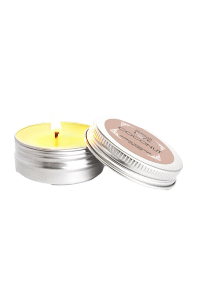 Mini bougie de massage 100% naturelle - Noix de coco - 30 ml
