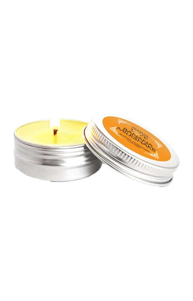 Mini bougie de massage 100% naturelle - Milshake banane - 30 ml