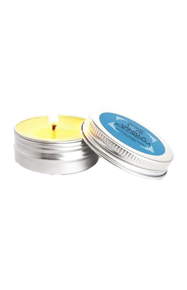 Mini bougie de massage 100% naturelle - Crème glacée vanille - 30 ml