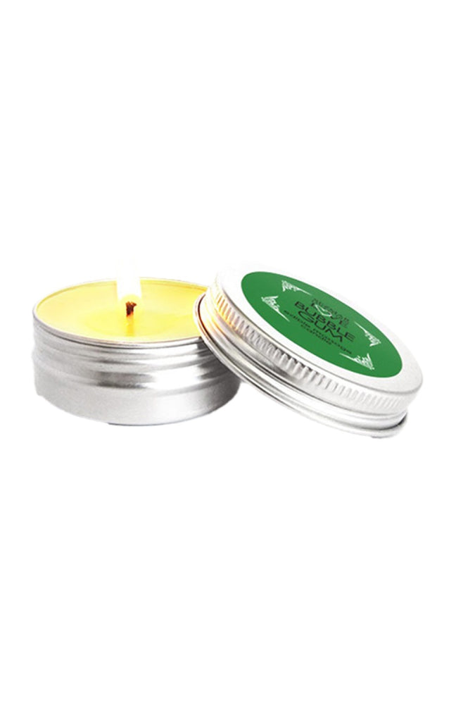 Mini bougie de massage 100% naturelle - Bubble Gum - 30 ml