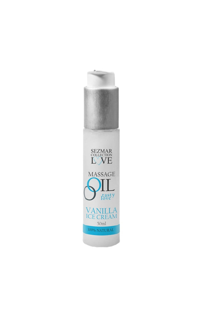 Huile de massage 100% naturelle - Crème glacée vanille - 50 ml