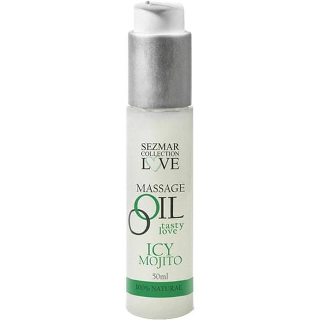 Huile de massage 100% naturelle - Mojito menthe - 50 ml