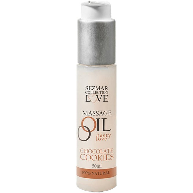 Huile de massage 100% naturelle - Chocolat cookie - 50 ml