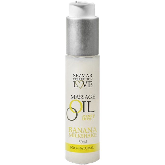 Huile de massage  100% naturelle - Milkshake banane - 50 ml