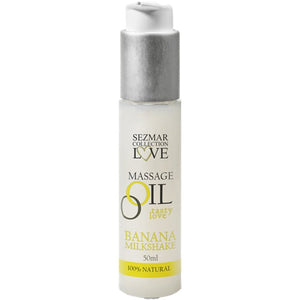 Huile de massage  100% naturelle - Milkshake banane - 50 ml