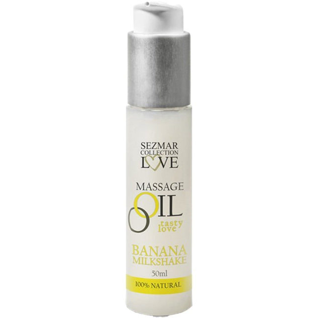 Huile de massage  100% naturelle - Milkshake banane - 50 ml