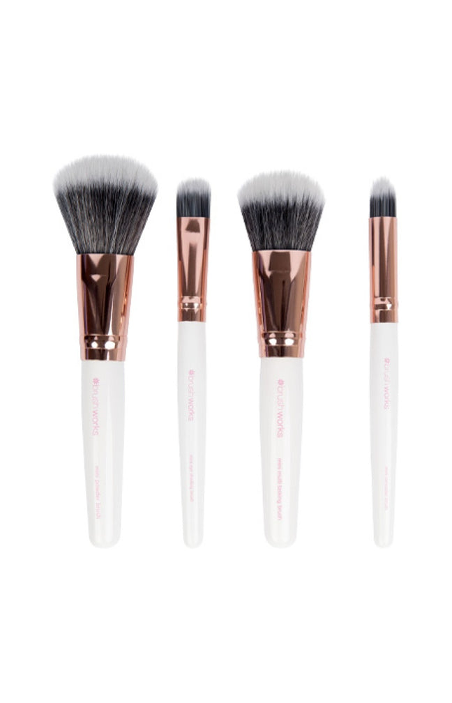 Kit de 4 pinceaux - Blanc - Teint