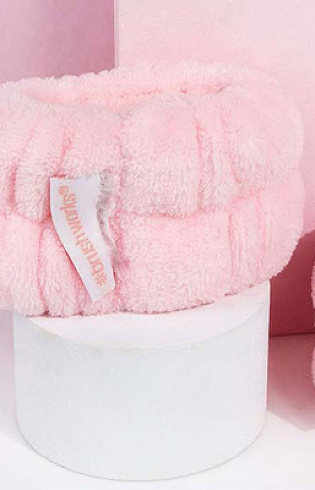 Lot de 2 protège-poignets - Rose - Microfibre