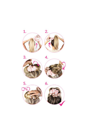 Chouchou pour boucles sans chaleur - Satin