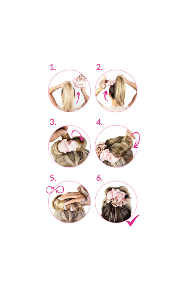 Chouchou pour boucles sans chaleur - Satin