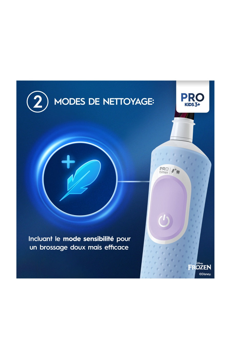 Brosse à dents électrique - Enfant - La reine des neiges