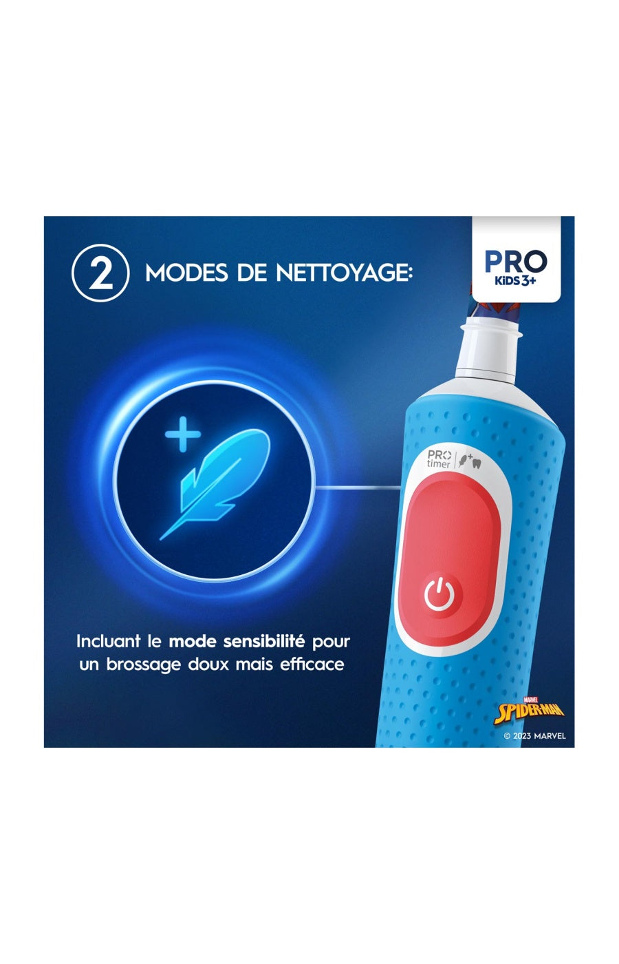 Brosse à dents électrique - Enfant - Spider-man