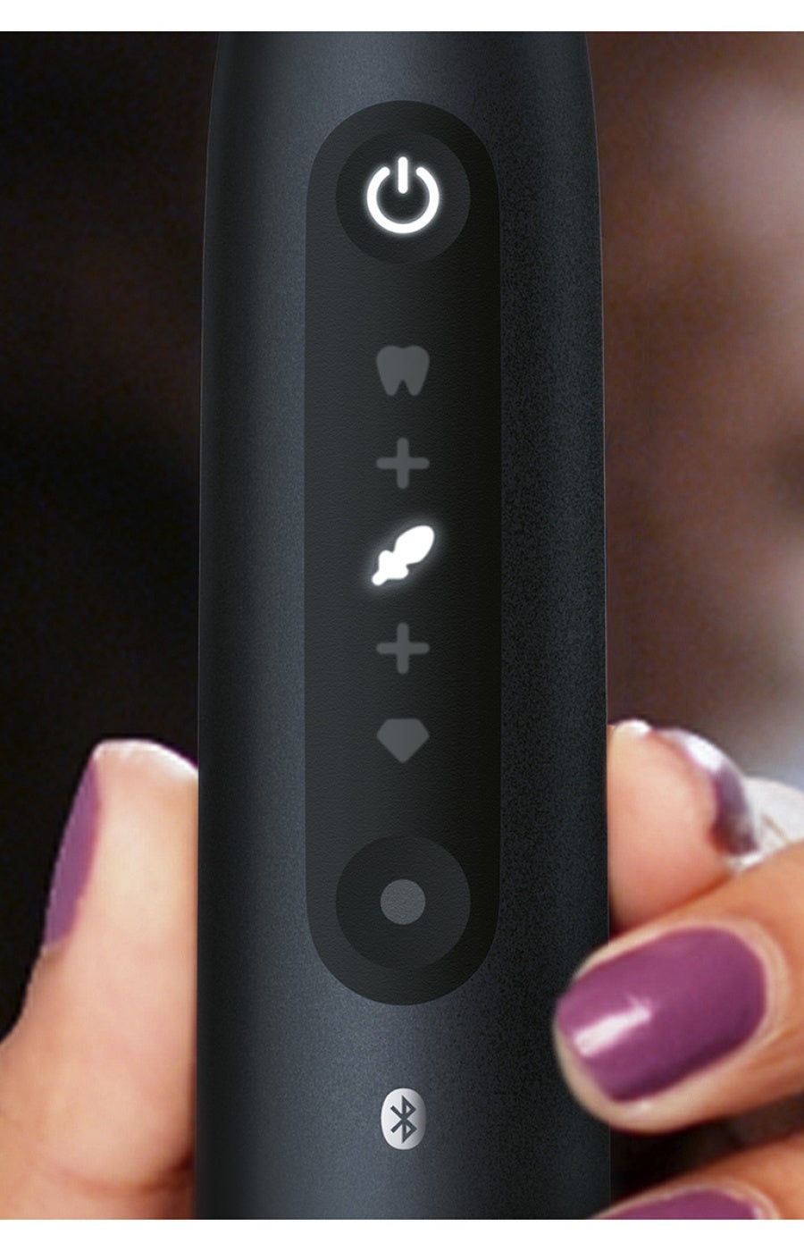 Brosse à dent électrique connectée Bluetooth - iO5 Duo Matt - Blanc & noir