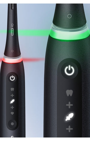 Brosse à dent électrique connectée Bluetooth - iO5 Duo Matt - Blanc & noir