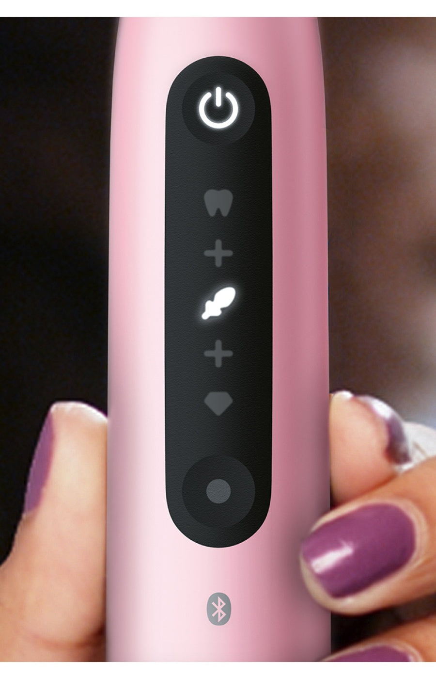 Brosse à dent électrique connectée Bluetooth - iO 5N Bad Elect - Rose