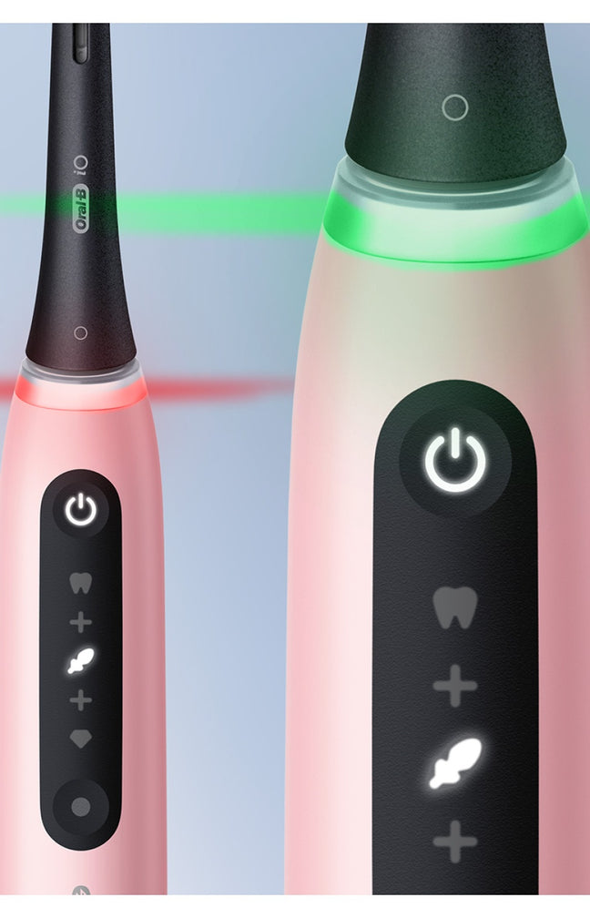 Brosse à dent électrique connectée Bluetooth - iO 5N Bad Elect - Rose