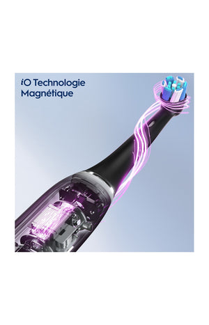 Brosse à dent électrique connectée Bluetooth - iO 5N Bad Elect - Rose