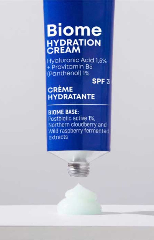 Crème hydratante SPF 30 - Acide hyaluronique & panthénol - Visage