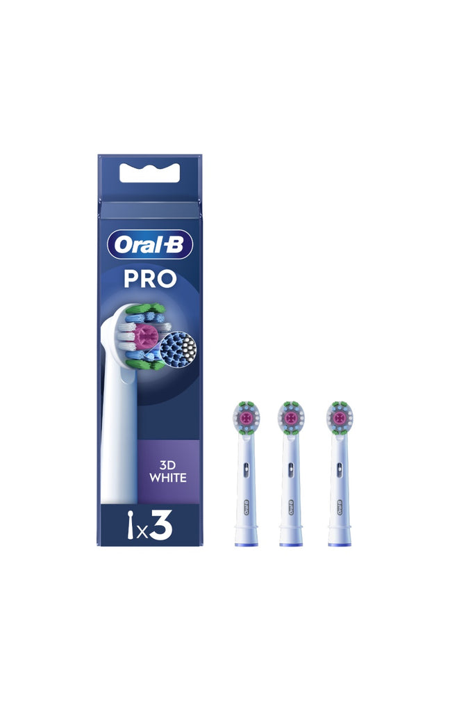 Lot de 3 brossettes de rechange - 3D White - Blanc