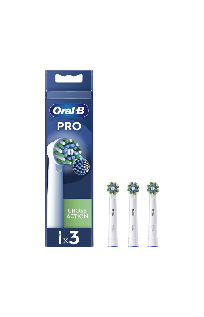 Lot de 3 brossettes de rechange - Cross Action - Blanc