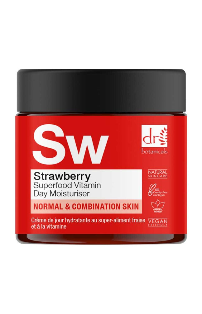 Crème de jour hydratante - Fraise & baie de genièvre - Peaux normales à mixtes - 60 ml