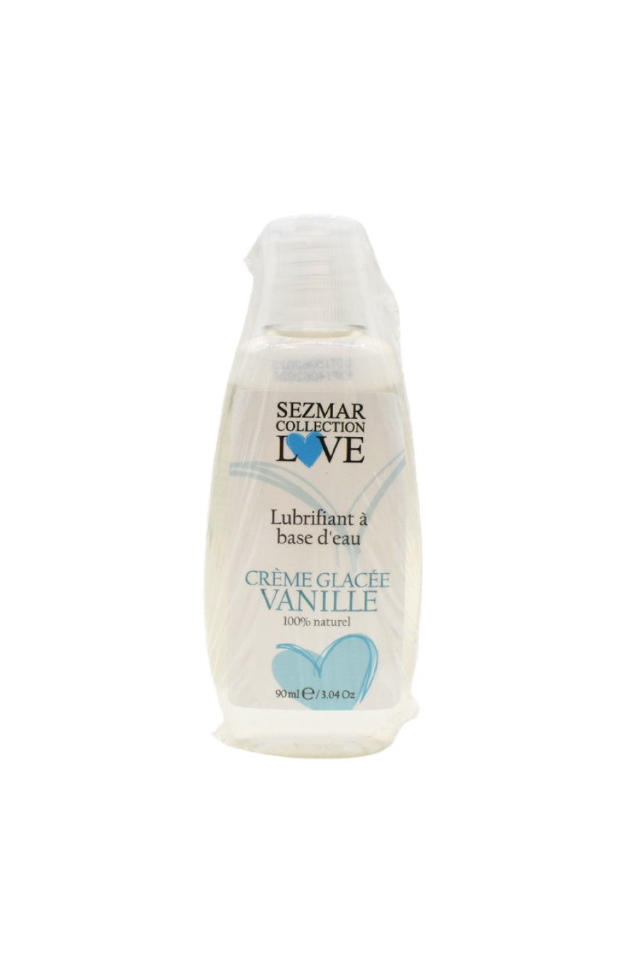 Lubrifiant à base d'eau 100% naturel - Crème glaçée vanille - 90 ml