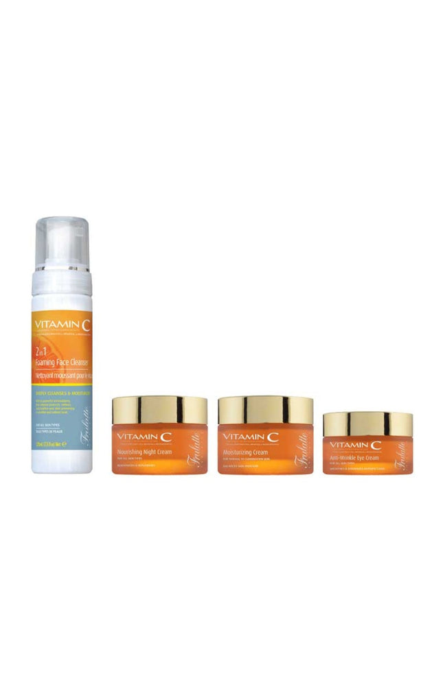 Routine hydratante & anti-oxydante - Vitamine C - 4 produits