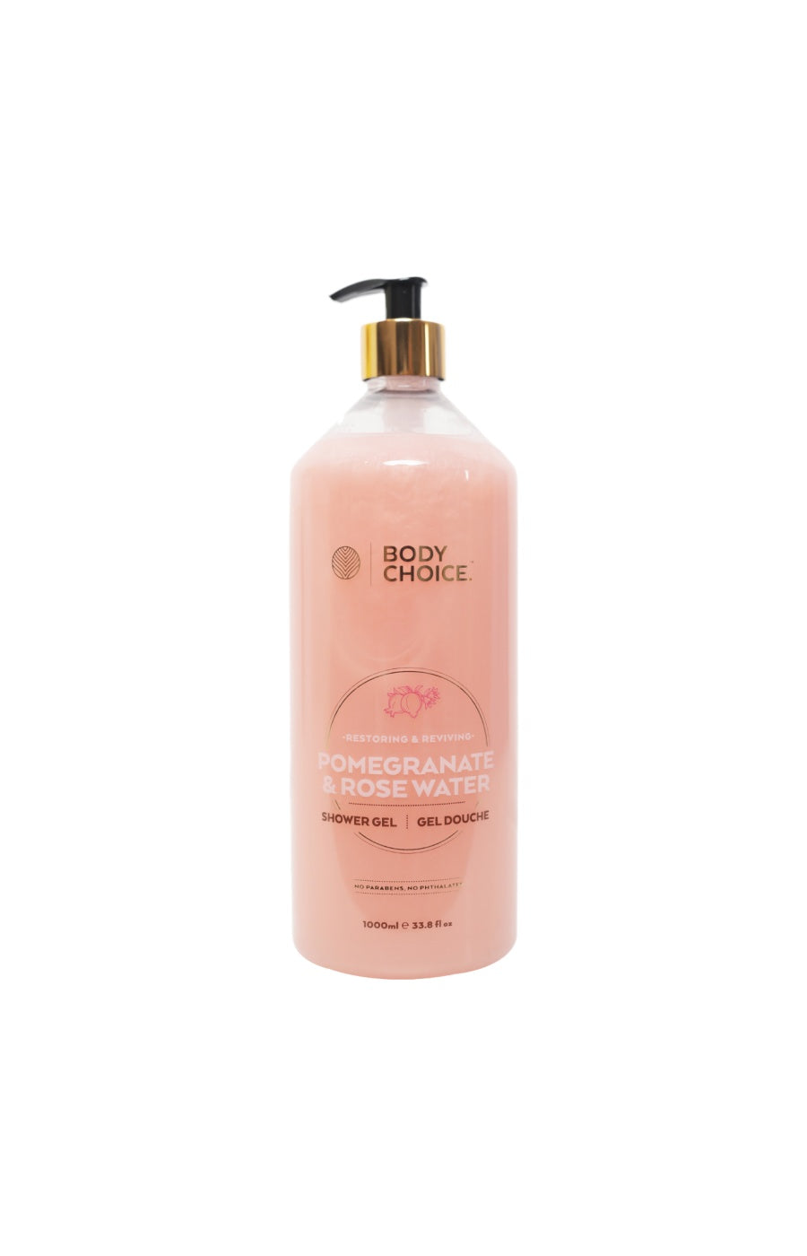 Gel douche hydratant - Grenade & eau de rose - 1 L