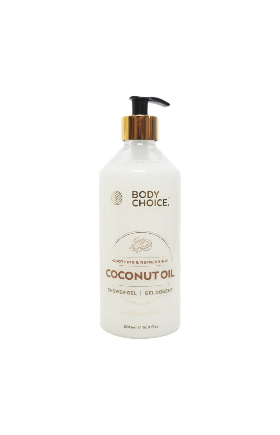 Gel douche hydratant - Huile de coco & vitamine E - 500 ml