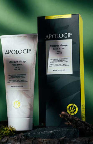 Masque purifiant - Zinc, acide salicylique & CBD - Visage - 75 g