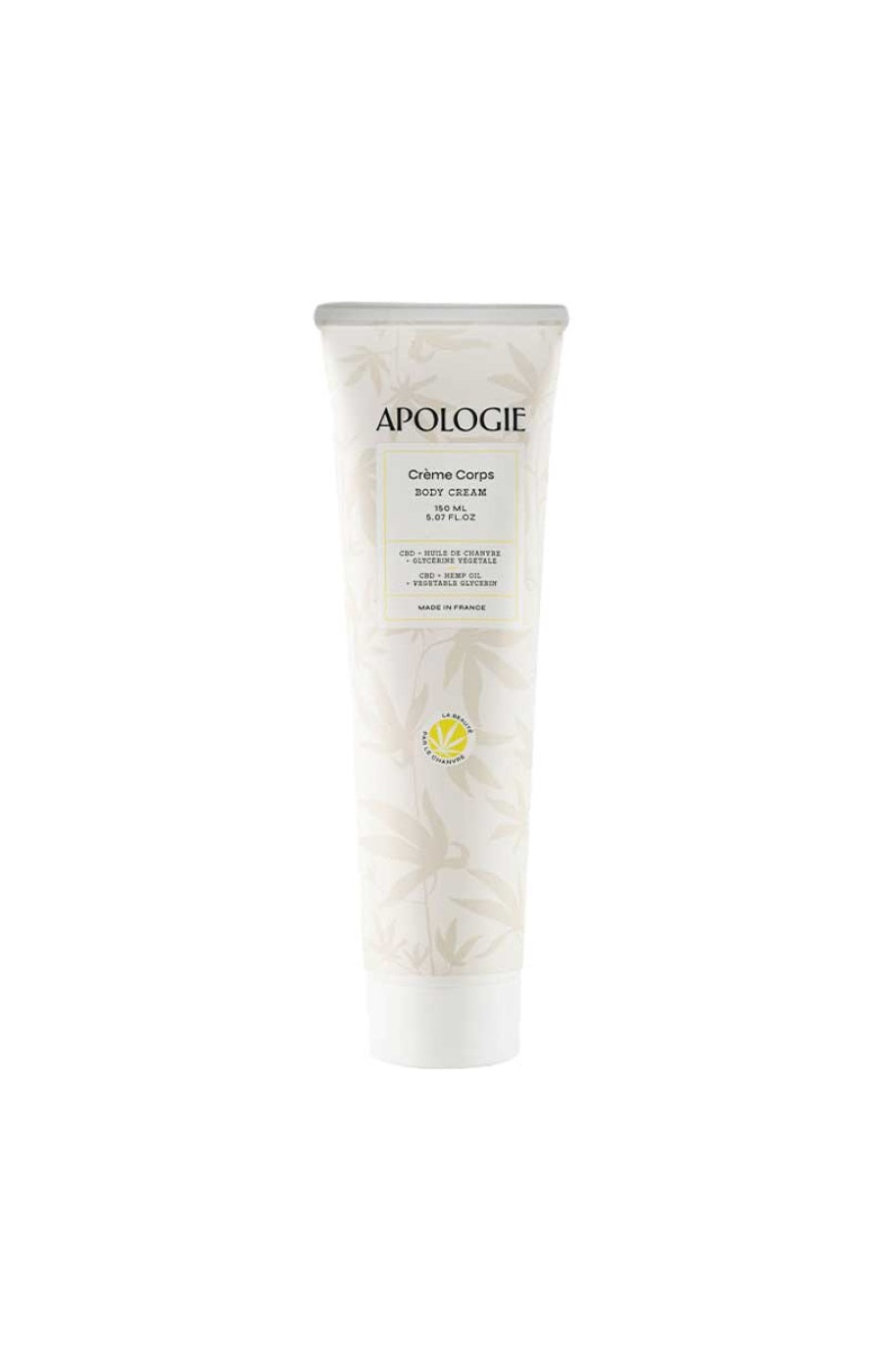 Crème corporelle hydratante - Glycérine végétale, CBD & huile de chanvre - Visage - 150 ml