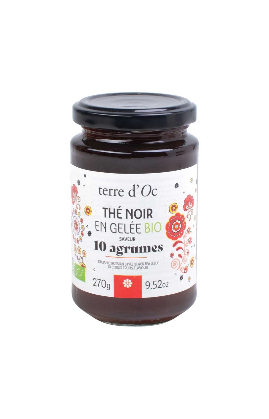 Thé noir en gelée bio - 10 agrumes - 270 g