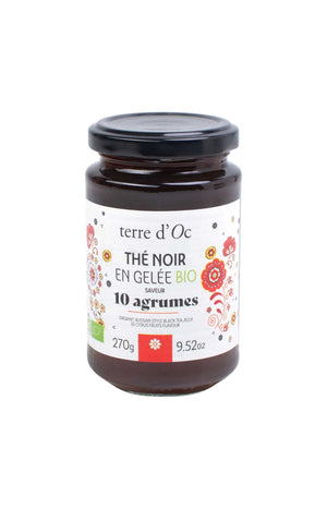 Thé noir en gelée bio - 10 agrumes - 270 g