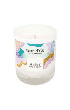 Bougie parfumée - Udanie - Coton & thé blanc - 180 g