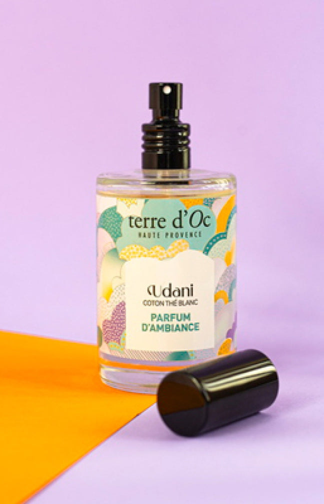 Parfum d'ambiance - Udani - Coton & thé blanc - 100 ml