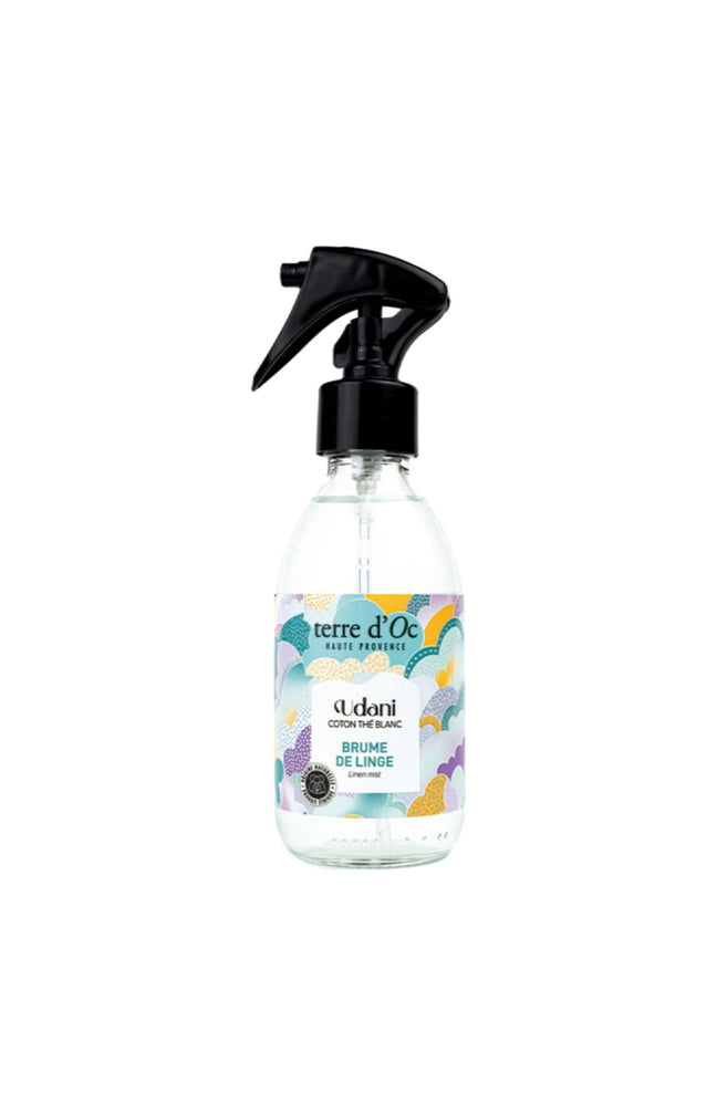Brume de linge parfumée - Udani - Coton & thé blanc - 200 ml